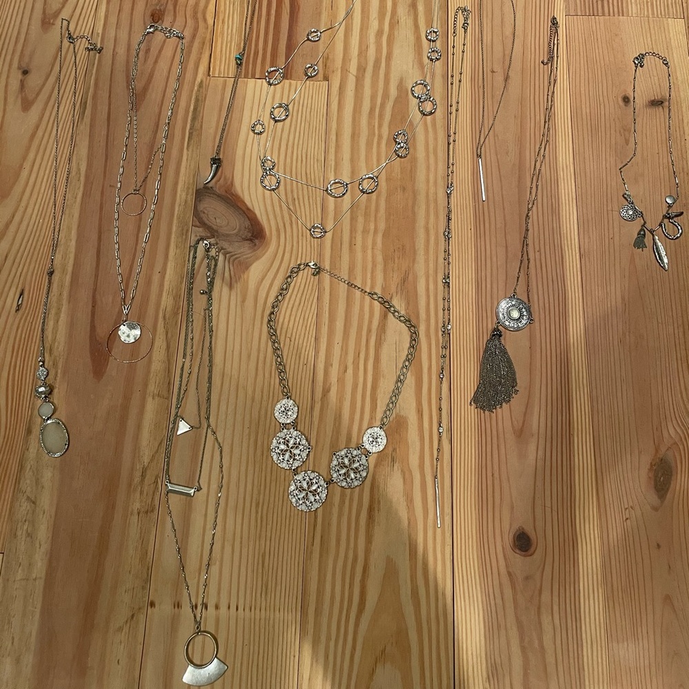 Sterling Silver Necklace Collection